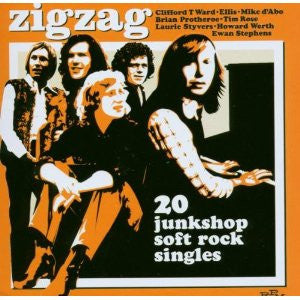 Image of Front Cover of 2054147S: 1xCD - VARIOUS, Zigzag: 20 Junkshop Soft Rock Singles 1970-1974 (RPM Records; RPM 262, UK 2003)   VG+/VG+