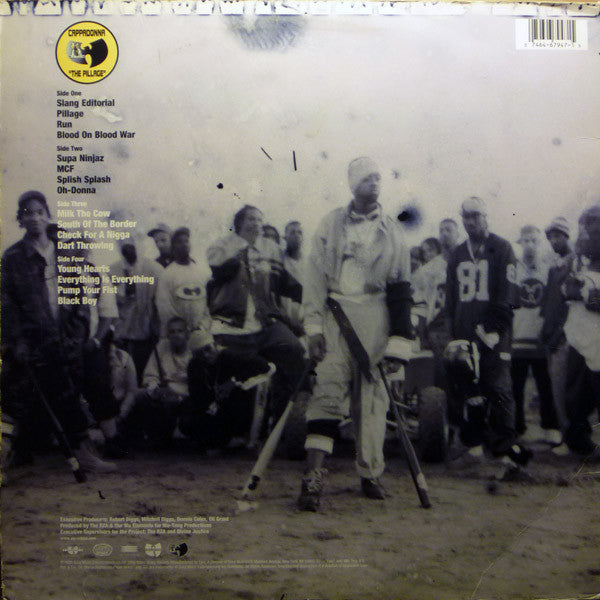 Image of Back Cover of 2xLP - F/G+ - CAPPADONNA, The Pillage (Razor Sharp Records; E2 67947, US 1998, Picture Sleeve, 2 Inners), Lots of hairlines and light marks on vinyl, plays VG. Sleeve missing one corner and has seam split. Inner sleeves also have seam split.,  - 3246199S