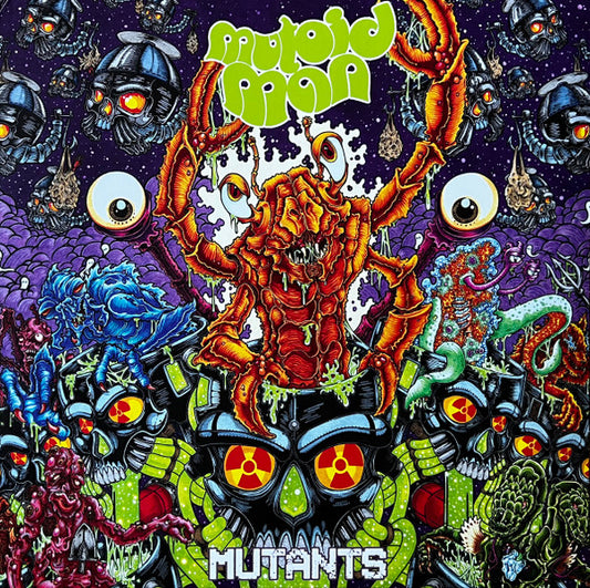 Image of Front Cover of 2124028E: LP - MUTOID MAN, Mutants (Sargent House; SH 281 - GG, UK & Europe 2023, Glow In The Dark vinyl)   VG+/VG+