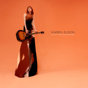 Image of Front Cover of 2044343S: LP - KAREN ELSON, Live At Third Man Records (Third Man Records; TMR 149, US 2012, Die Cut Sleeve, Insert, Peach and Black Vinyl)   VG/VG+