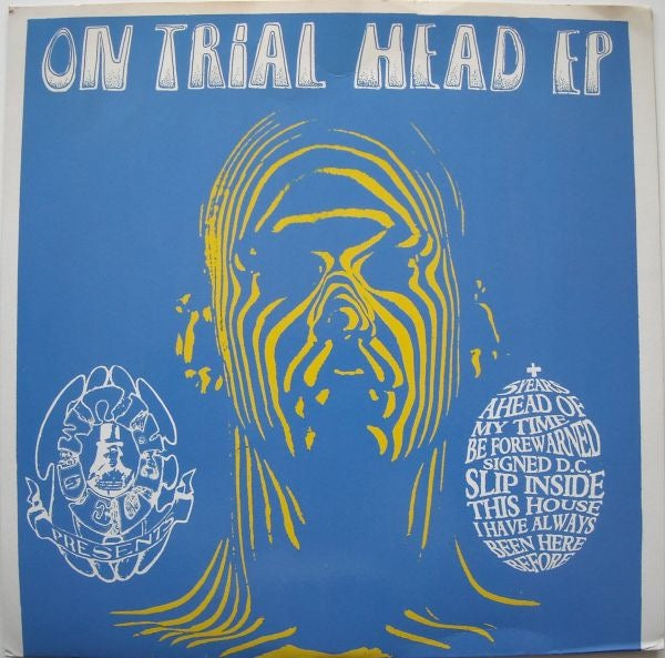 Image of Front Cover of 2114050C: 10" EP - ON TRIAL, Head EP (Delerium Records; BLOTTO-1, Denmark 1999, Fold Over Sleeve)   VG+/VG