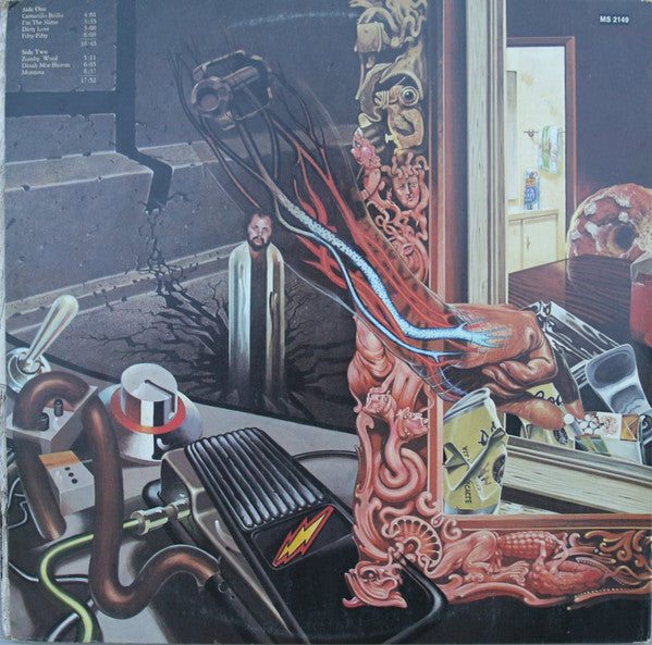 Image of Back Cover of 2144104S: LP - THE MOTHERS (FRANK ZAPPA), Over-nite Sensation (Reprise Records; MS 2149, New Zealand 1975, Gatefold)   VG+/VG+