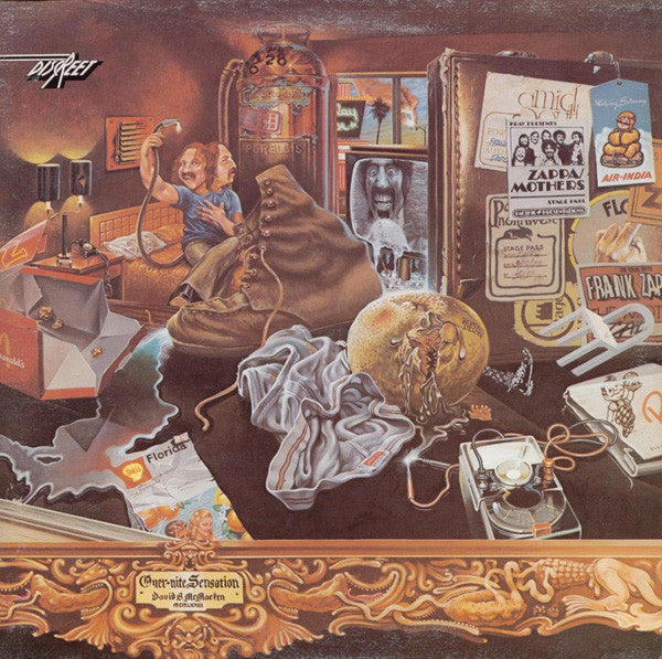 Image of Front Cover of 2144104S: LP - THE MOTHERS (FRANK ZAPPA), Over-nite Sensation (Reprise Records; MS 2149, New Zealand 1975, Gatefold)   VG+/VG+