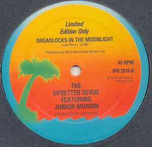 Image of Back Cover of 2144065S: 12" - THE UPSETTER REVUE FEAT. JUNIOR MURVIN, Closer Together / Dreadlocks In The Moonlight (Island Records; IPR 2010, UK 1977, Plain sleeve) Lots of marks with light background clicks.  /G+