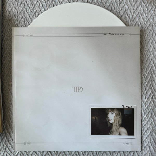 Image of Label Cover of 2xLP - VG+/VG+ - TAYLOR SWIFT, The Tortured Poets Department (Republic; 602458933314, Worldwide 2024, Gatefold, 2 Inners & Booklet, Ghosted White Vinyl. Optimal Media GmbH Pressing.), ,  - 4216312C