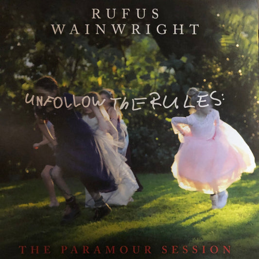 Image of Front Cover of 2124295E: LP - RUFUS WAINWRIGHT, Unfollow The Rules (The Paramour Session) (BMG ; 538655271, US 2021, Gatefold, Clear Vinyl)   EX/EX