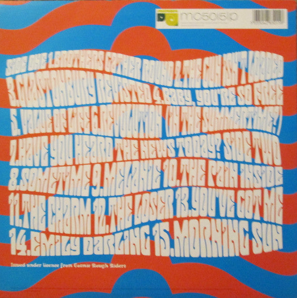 Image of Back Cover of LP - VG/VG - COSMIC ROUGH RIDERS, Enjoy The Melodic Sunshine (Poptones ; mc5015lp, UK 2000, Insert), Strong VG, Ring Wear,  - 0926218E