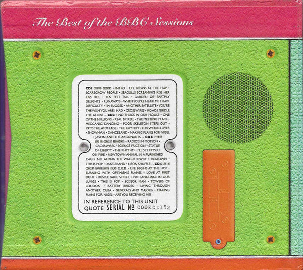 Image of Back Cover of 2154052S: 4xCD - XTC, Transistor Blast (The Best Of The BBC Sessions) (Cooking Vinyl; COOKCD152, UK 1998, Box Set, Booklet)   VG+/VG