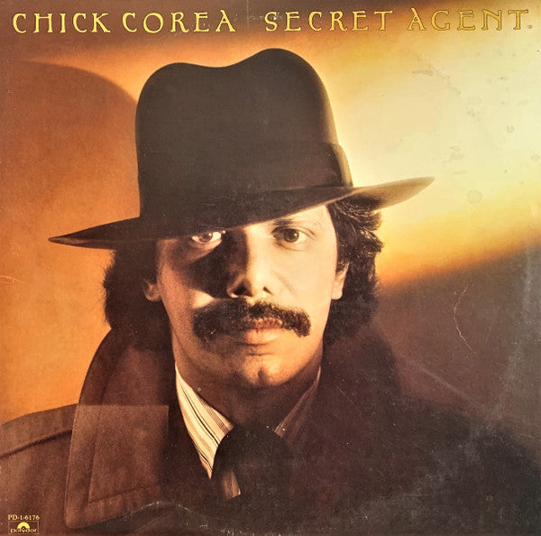 Image of Front Cover of 2144288S: LP - CHICK COREA, Secret Agent (Polydor ; PD-1-6176, US 1978) Vinyl Strong VG+   VG+/VG+