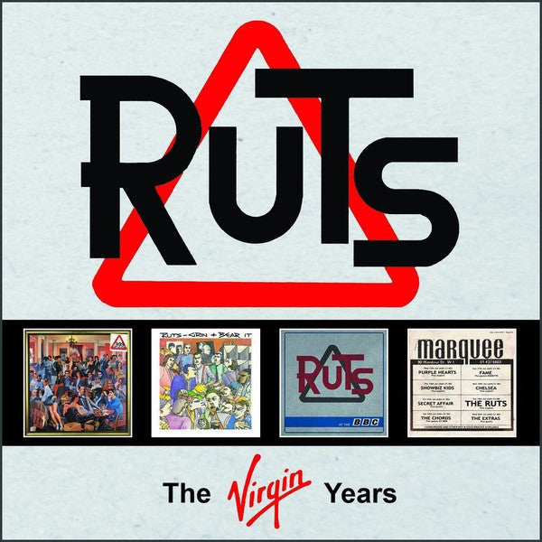 Image of Front Cover of 4xCD - VG+/VG - THE RUTS, The Virgin Years (Caroline Records; CAROLR012CD, Europe 2015, Clamshell Box Set, Insert), Strong VG, one long mark on "At The BBC",  - 3216219C