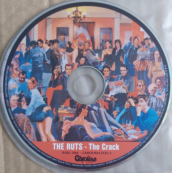 Image of Label Cover of 4xCD - VG+/VG - THE RUTS, The Virgin Years (Caroline Records; CAROLR012CD, Europe 2015, Clamshell Box Set, Insert), Strong VG, one long mark on "At The BBC",  - 3216219C