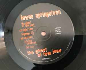 Image of Label Cover of 2144333S: LP - BRUCE SPRINGSTEEN, The Ghost Of Tom Joad (Columbia; C 67484, US 1995, Inner) Very light edge and corner wear to sleeve and inner, vinyl graded conservatively, essentially EX  VG+/VG+