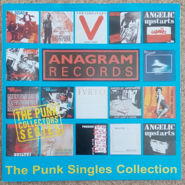 Image of Front Cover of 2114270C: CD - VARIOUS, Anagram Records - The Punk Singles Collection (Anagram Records; CD PUNK 37, UK 1994, Jewel Case)   VG+/VG+