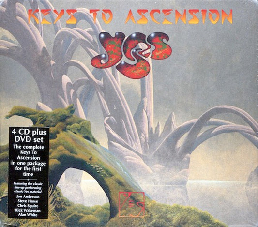 Image of Front Cover of 2114281C: 5xCDs - YES, Keys To Ascension (Proper Records; PRPCD067, Europe 2010, Digipak) Sleeve worn, minor tear on spine  VG/VG+