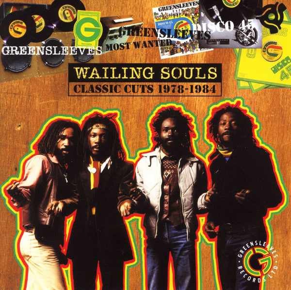 Image of Front Cover of 2134123E: CD - WAILING SOULS, Most Wanted: Classic Cuts 1978-1984 (Greensleeves Records; GRELCD604, UK 2007) some very light scratches on disc, does not affect play   VG+/VG+