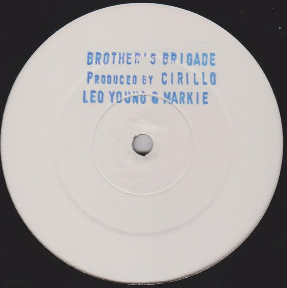 Image of Front Cover of 2144353S: 12" - BROTHER'S BRIGADE, They Couldn't Resist / Swimming (Not On Label; BB 002, UK )   /VG+