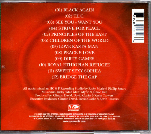 Image of Back Cover of 2134157E: CD - GUMBAE CULTURE, Black Again (Dan Tish Records; DTCD 0010,  2003)   VG+/VG+