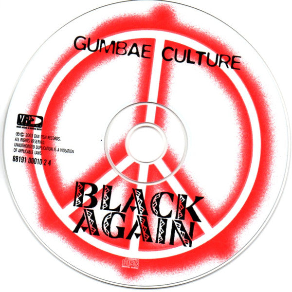 Image of Label Cover of 2134157E: CD - GUMBAE CULTURE, Black Again (Dan Tish Records; DTCD 0010,  2003)   VG+/VG+