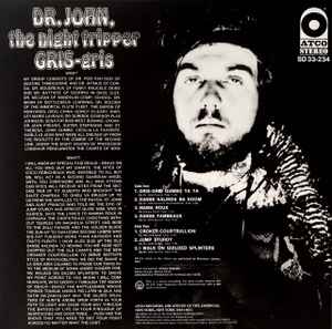Image of Back Cover of LP - VG+/VG+ - DR. JOHN, THE NIGHT TRIPPER, Gris-Gris (ATCO Records; SD 33-234, Europe 2013 Reissue, 180 Gram Vinyl), Pristine disc, looks unplayed.,  - 3646396S