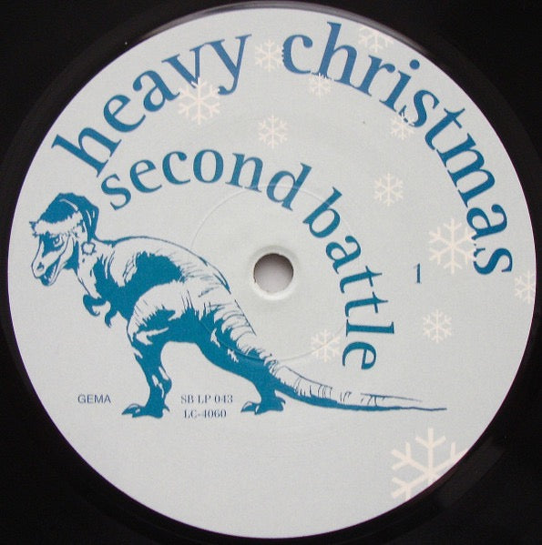 Image of Label Cover of 2214031C: LP - VARIOUS, Heavy Christmas (Second Battle; SB LP 043, Germany 1997 Reissue, Gatefold, Limited Edition of 750) Limited Edition No 121  VG+/VG+