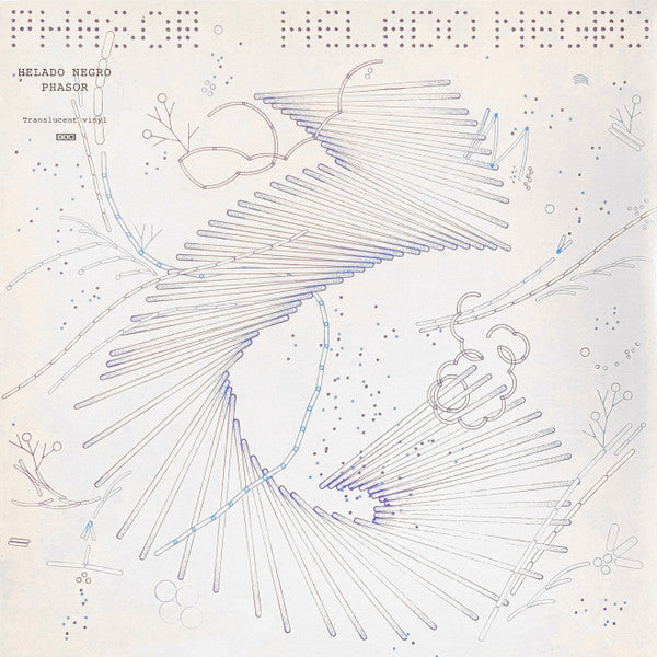 Image of Front Cover of LP - EX/EX - HELADO NEGRO, Phasor (4AD; 4AD0610LPE, Europe 2024, Inner, Translucent Vinyl), Opened Instore, Still In Stickered Shrinkwrap,  - 1246354S