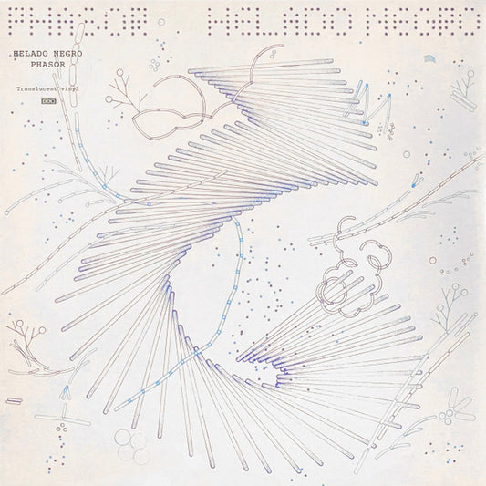 Image of Front Cover of LP - EX/EX - HELADO NEGRO, Phasor (4AD; 4AD0610LPE, Europe 2024, Inner, Translucent Vinyl), Opened Instore, Still In Stickered Shrinkwrap,  - 1246354S