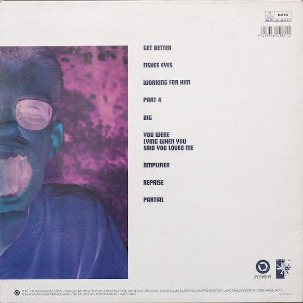 Image of Back Cover of LP - VG/G+ - NEW FAST AUTOMATIC DAFFODILS, Pigeonhole (Play It Again Sam Records; BIAS 185, UK & Europe 1990, Inner), Hairline marks only,  - 2316518C