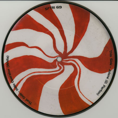 Image of Back Cover of 2224211E: 7" - THE WHITE STRIPES, Hello Operator / Jolene (Sympathy For The Record Industry ; SFTRI 619, US 2000, Plastic Sleeve, Picture Disc)   VG+/VG+