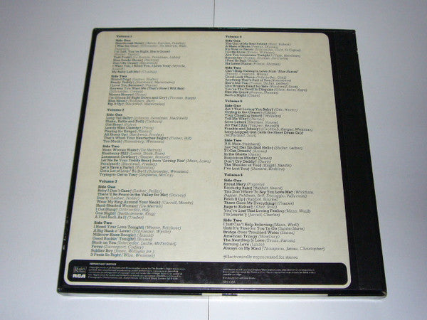 Image of Back Cover of 2224244E: 7xLP - ELVIS PRESLEY, Greatest Hits (Readers Digest; GELV6A, UK 1975, Box Set, Booklet)   VG+/VG+