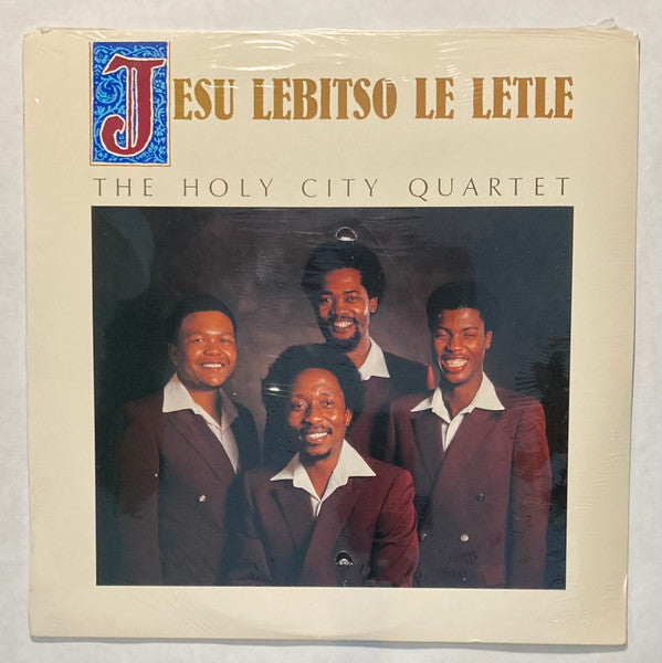 Image of Front Cover of 2224196E: LP - THE HOLY CITY QUARTET, Jesu Lebitso Le Letle (Motella; BL 550, South Africa 1986)   VG+/VG+