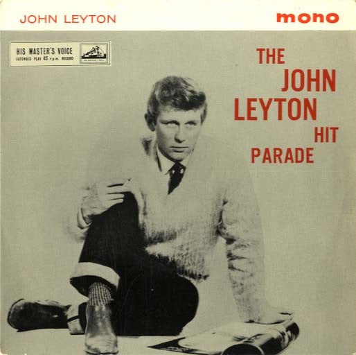 Image of Front Cover of 2214134C: 7" EP - JOHN LEYTON, The John Leyton Hit Parade (His Master's Voice; 7EG 8747, UK 1960s Reissue, Laminated Flipback Sleeve, 2nd Press) Nice but slightly dished, date stamped on rear of sleeve.  VG+/VG+