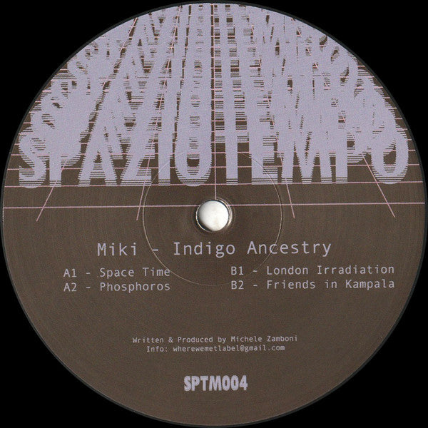 Image of Front Cover of 12" - /VG+ - MIKI, Indigo Ancestry (Spaziotempo; SPTM004, Italy 2020), ,  - 2946003S