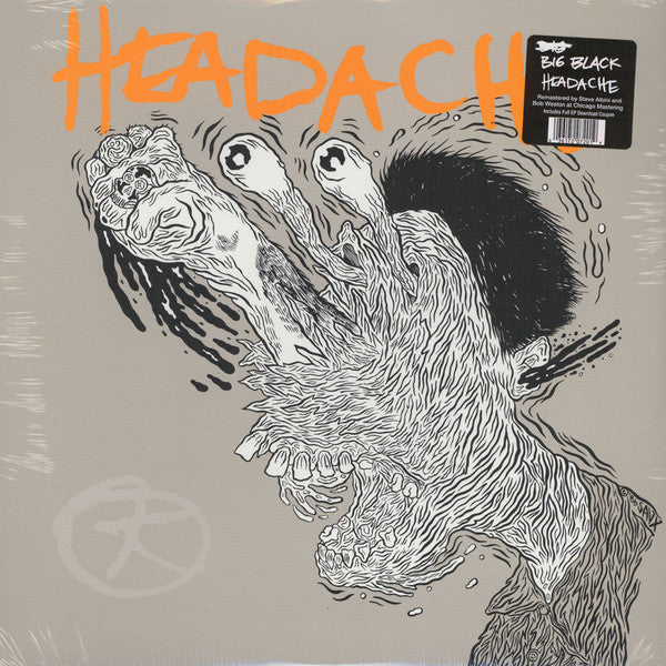 Image of Front Cover of 2254137S: LP - BIG BLACK, Headache (Touch And Go; T&G#20, US 2018 Reissue, Inner, Download Code)   NEW/NEW