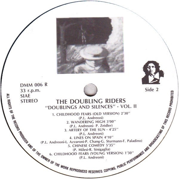 Image of Label Cover of 2724183E: 2xLP - THE DOUBLING RIDERS, Doublings & Silences Vol. II (Auf Dem Nil; DMM 006 R, Italy 1988, Box Set, 2 Inserts) Edge Wear, Two Corners Torn  VG/VG