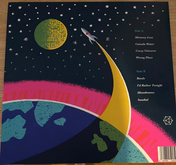 Image of Back Cover of 2224325E: LP - KEVIN PEARCE, Science Fiction Ballads For The Lost Generation (Castles in Space ; CiS151, UK 2024, Insert, Grey Smoke Vinyl)   EX/EX