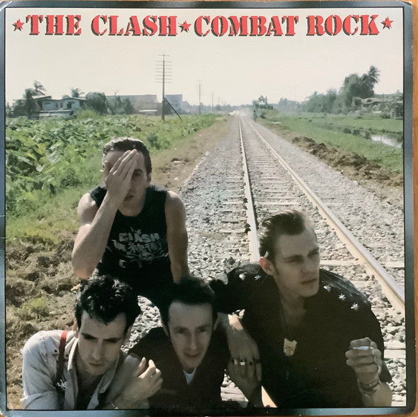 Image of Front Cover of 2224323E: LP - THE CLASH, Combat Rock (CBS ; ASF 2747, South Africa 1982, Company Inner) Very Strong VG, Slight Ring Wear  VG+/VG