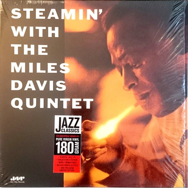 Image of Front Cover of LP - VG/EX - MILES DAVIS QUINTET, Steamin' (Jazz Wax; JWR4501, Europe 2009 Reissue, 180 Gram Vinyl), Top left corner crease, still in shrinkwrap.,  - 2716319C