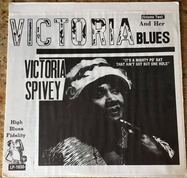 Image of Front Cover of 2214434C: LP - VICTORIA SPIVEY, Victoria And Her Blues (Volume Two) (Spivey Records; LP-1030, US )   VG/VG