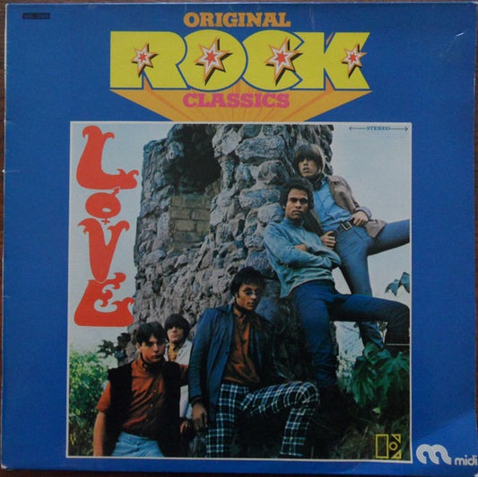 Image of Front Cover of 2214445C: LP - LOVE, Love (Midi; MID 22009, Netherlands 1970s Reissue)   VG+/VG