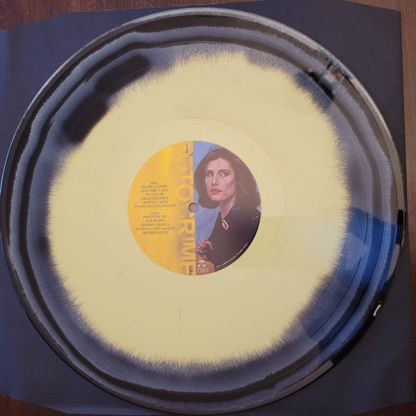 Image of Label Cover of 2224439E: LP - FOTOCRIME, Heart Of Crime (Profound Lore Records; PFL-259LP, Canada 2021, Insert, Blue/Yellow/Black Mix)   VG+/VG+