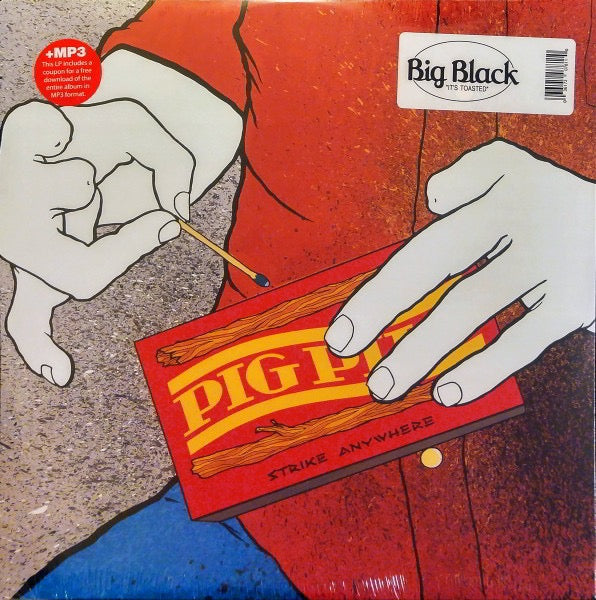 Image of Front Cover of 5214114C: LP - BIG BLACK, Pigpile (Touch And Go; TG81, US 2007, Inner, Download Code)   NEW/NEW