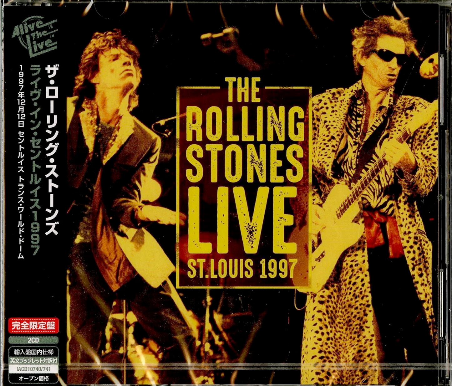 Image of Front Cover of 2234227E: 2xCD - THE ROLLING STONES, Live St. Louis 1997 (, Japan 2021, Jewel Case, Inner)   VG+/VG+