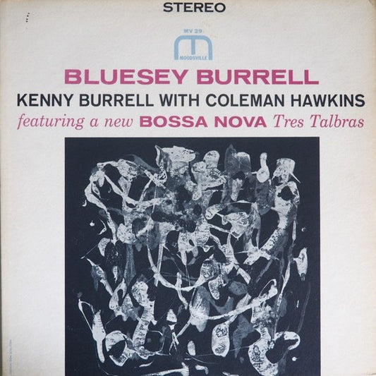 Image of Front Cover of 2224503E: LP - KENNY BURRELL WITH COLEMAN HAWKINS, Bluesey Burrell (Alto Analogue; AA 019, Germany Reissue, Glossy Sleeve)   VG+/EX