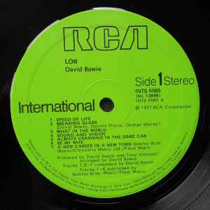 Image of Label Cover of 2814022C: LP - DAVID BOWIE, Low (RCA International; INTS 5065, UK 1981 Reissue) Light Marks only, Some edge wear  VG/VG