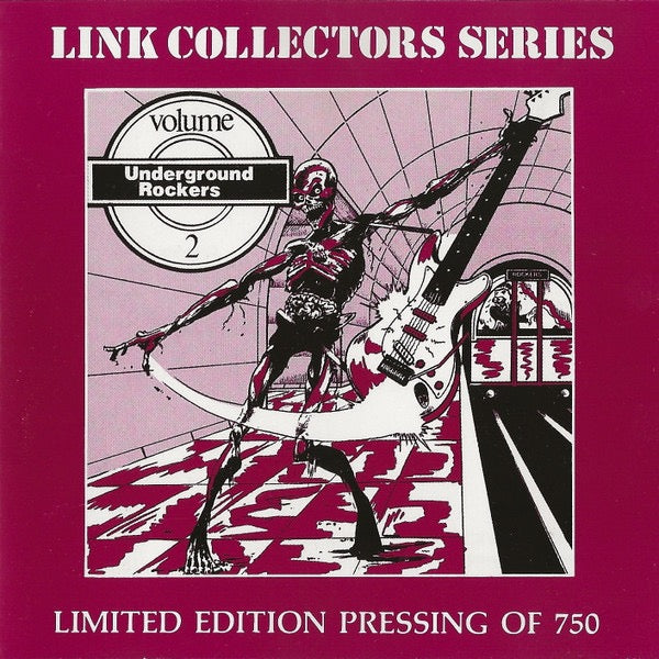 Image of Front Cover of 4414421C: CD - VARIOUS, Underground Rockers Volume 2 (Streetlink; LCS CD 007, UK 1992, Jewel Case, Limited To 750)   VG+/VG+