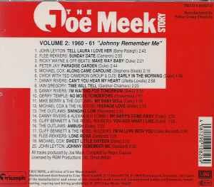 Image of Back Cover of 2214626C: CD - JOE MEEK, The Joe Meek Story Volume Two: 1960-61 - Johnny Remember Me (Triumph; TRCD 9.01082 O, Germany 1992, Jewel Case)   VG/VG+