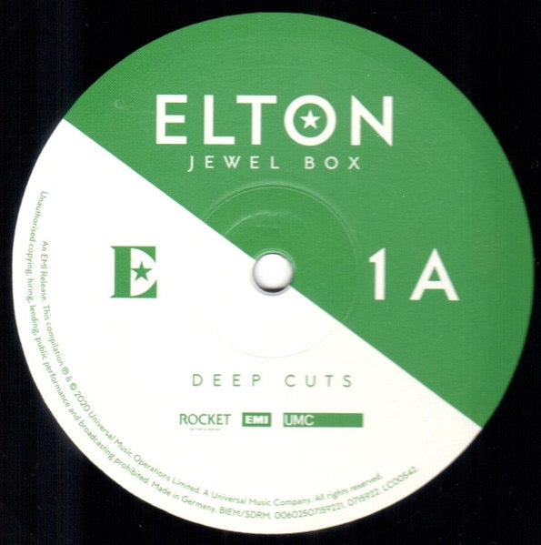 Image of Label Cover of 2214695C: 9xLP - ELTON JOHN, Jewel Box (UMC; 3508665, Europe 2020, Box Set, Unusual Item - Please Enquire About Postage) Vinyl Still Sealed.  EX/M