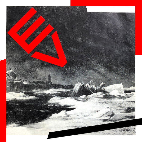 Image of Front Cover of 2224531E: 7" - EV, Nouveaux D cors / Banquise Noire (Ozagen Records ; EV 001, France 1983, Picture Sleeve) Sticker Residue on Sleeve, Ring Wear  VG/G+