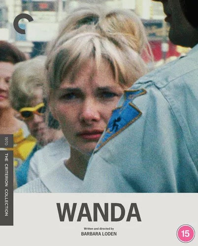 Image of Front Cover of 2334009E: Blu-ray - BARBARA LODEN, Wanda (Criterion; 965, UK 2023, Insert)   VG+/VG+