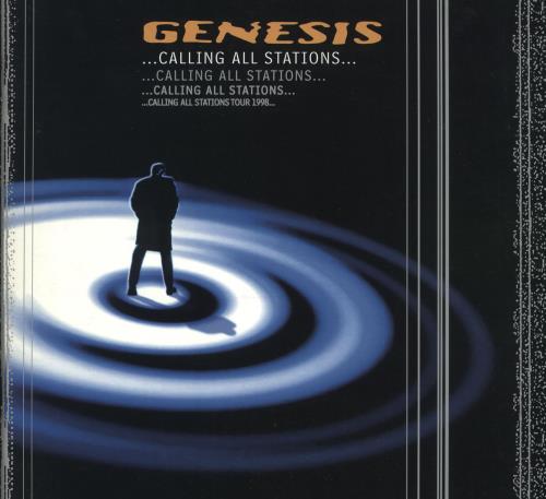 Image of Front Cover of 2224466E: Program - GENESIS, Calling All Stations Tour Programme (, UK ) With Taped in Tour Ticket from Earls Court, 27th Feb 1998  VG+/VG+